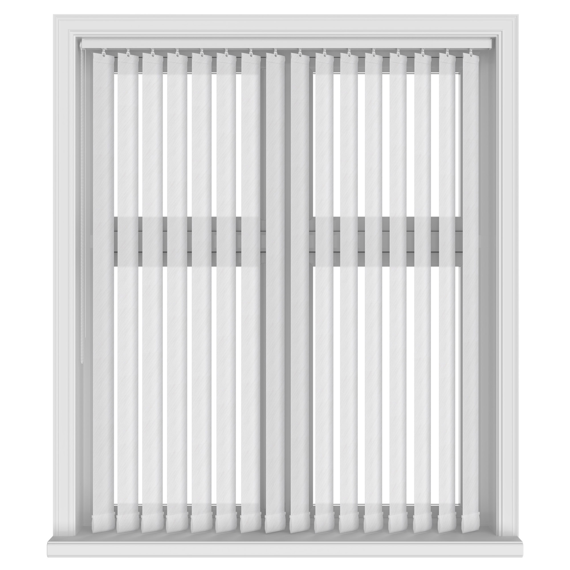 Amaris White Vertical Blinds - Image 2