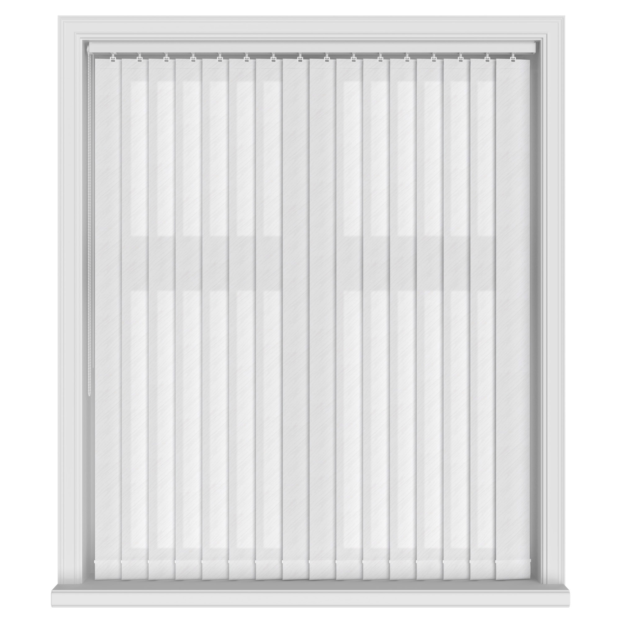 Amaris White Vertical Blinds