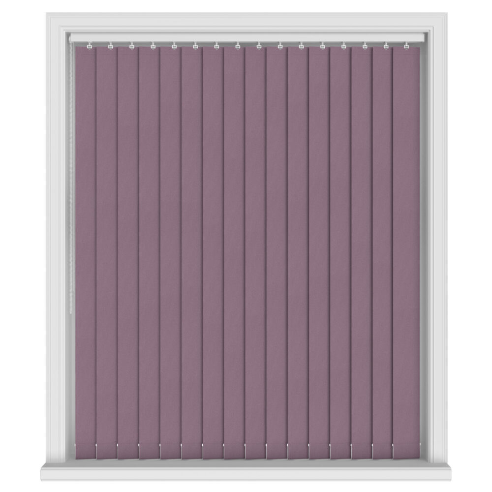 Cairo Purple Blackout Vertical Blinds