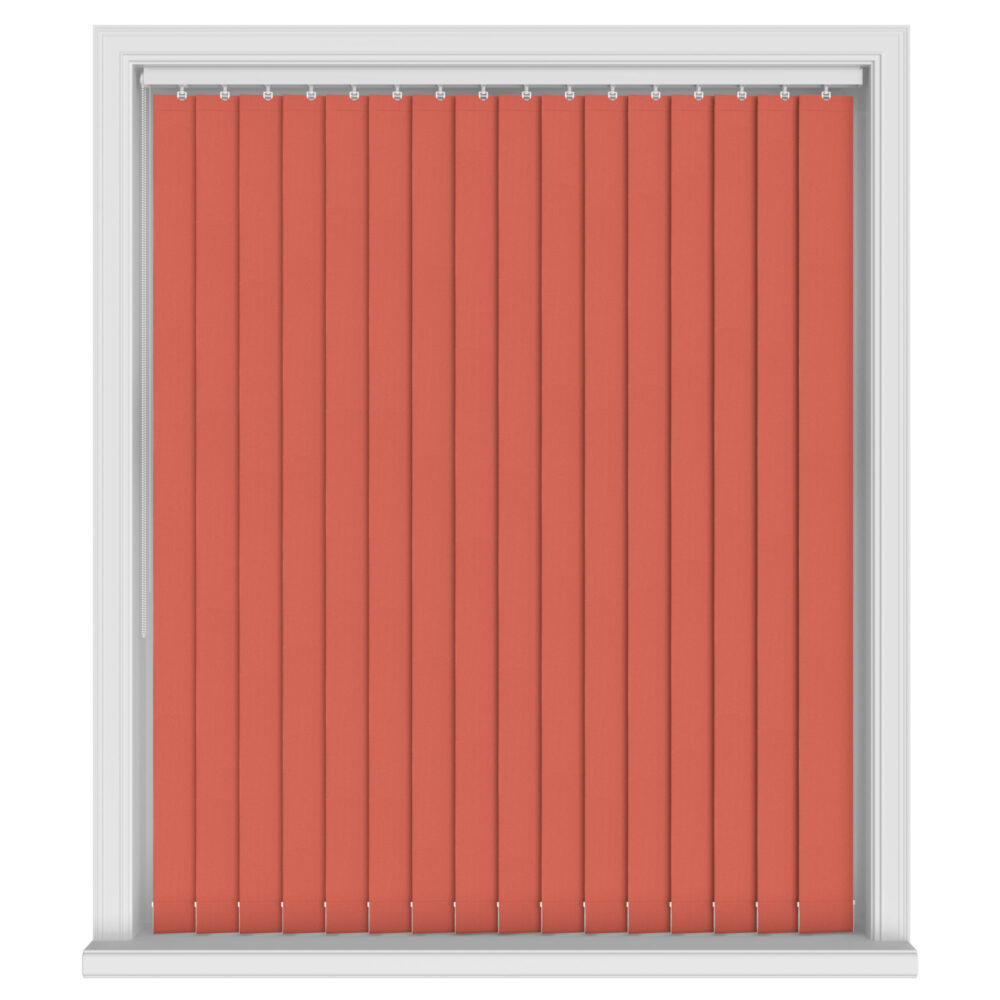Cairo Red Blackout Vertical Blinds