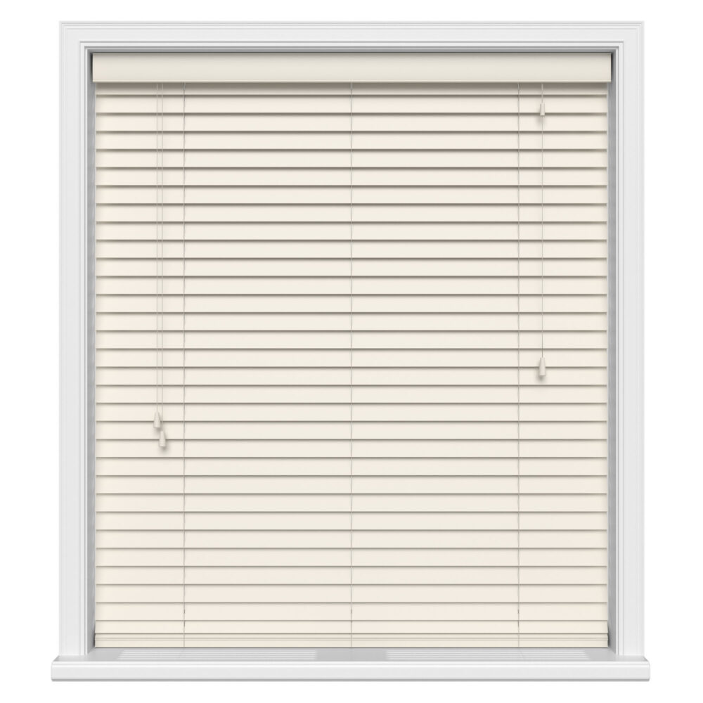 Egg Shell Cream Wood Venetian Blinds