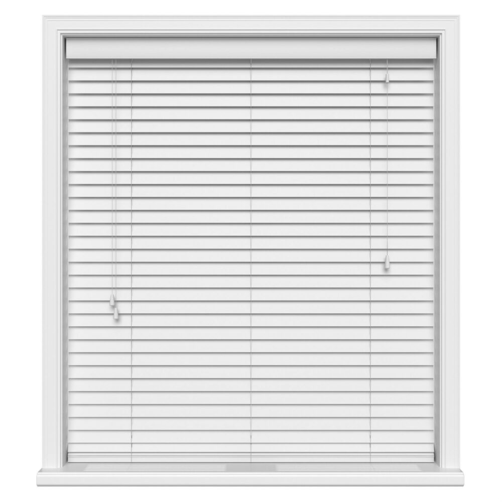 Arctic White Wood Venetian Blinds
