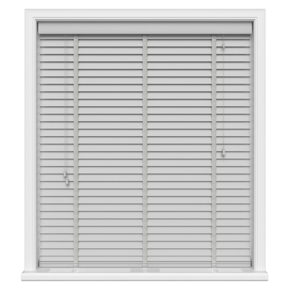 Mist Grey Wood Venetian Blinds