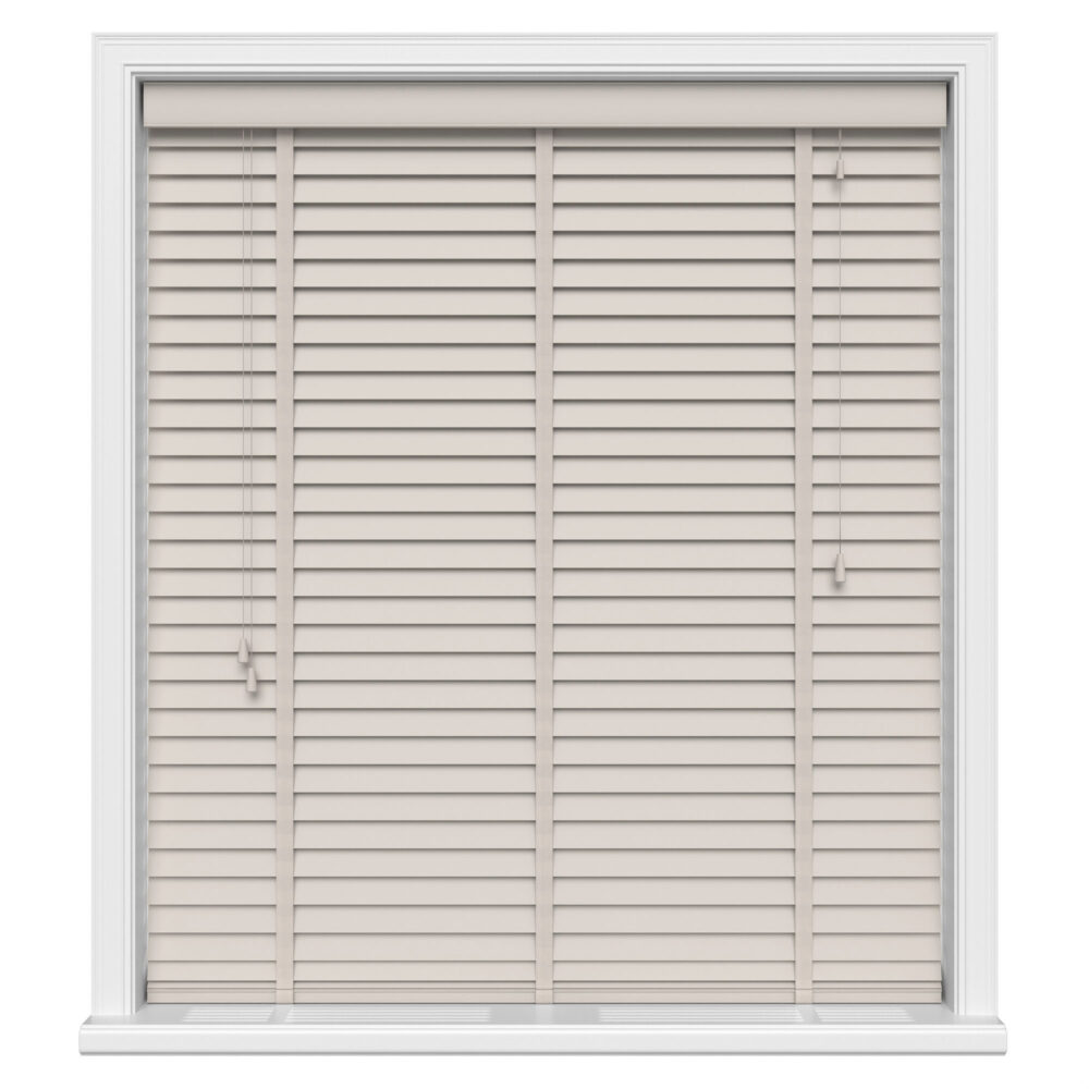 Cornsilk Wood Venetian Blinds