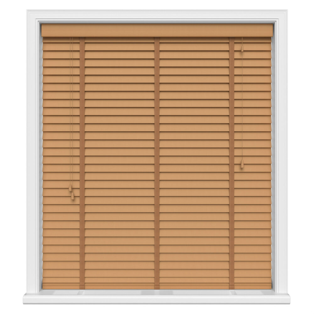 Antique Oak Wood Venetian Blinds
