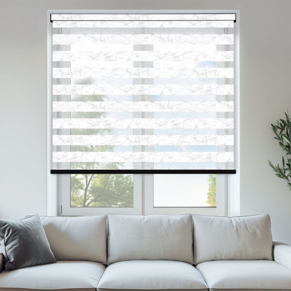 Argento Grey Day & Night Blinds