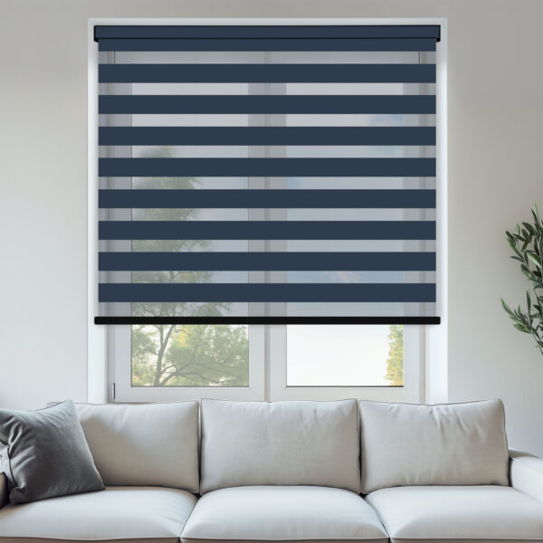 Capri Colour Navy Day & Night Blinds