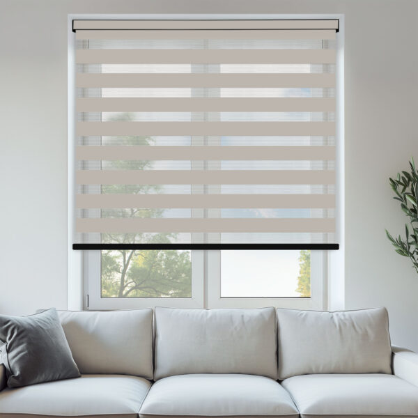 Capri Concrete Day & Night Blinds