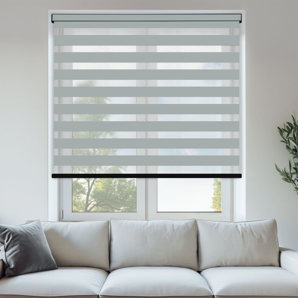 Capri Pewter Day & Night Blinds