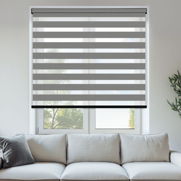 Ferrara Anthracite Day & Night Blinds