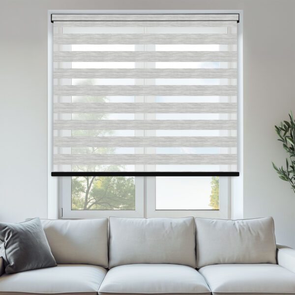 Firenze Grey Day & Night Blinds