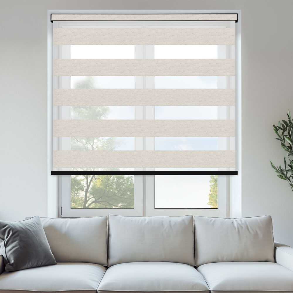 Lusso Beige Day & Night Blinds