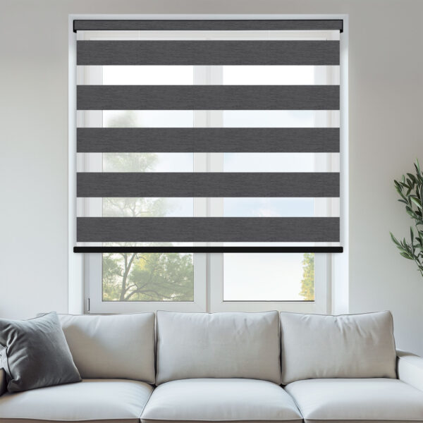 Lusso Charcoal Day & Night Blinds