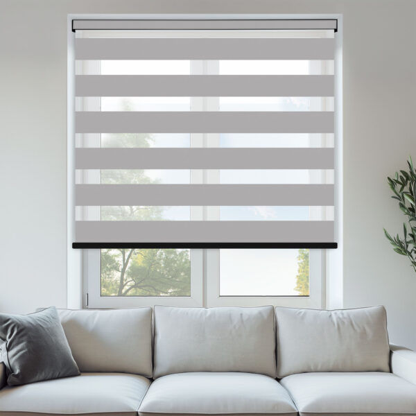 Nola Grey Day & Night Blinds