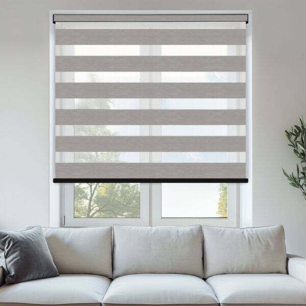 Palermo Ash Grey Day & Night Blinds