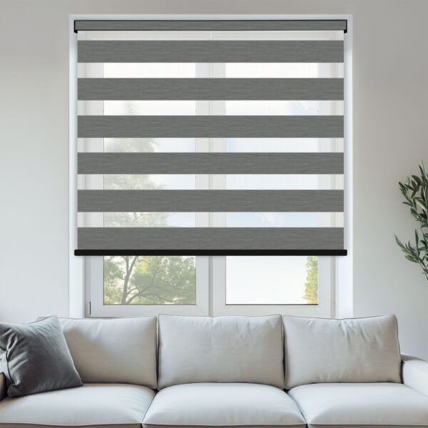 Palermo Graphite Day & Night Blinds