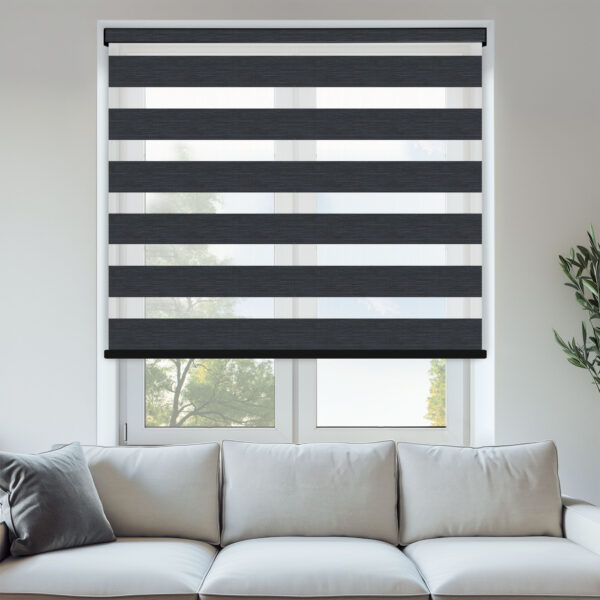 Palermo Ink Blue Day & Night Blinds