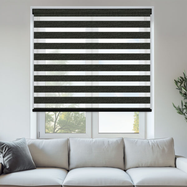Setosa Charcoal Day & Night Blinds