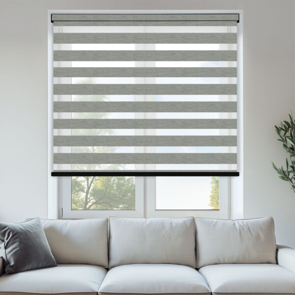 Setosa Grey Day & Night Blinds