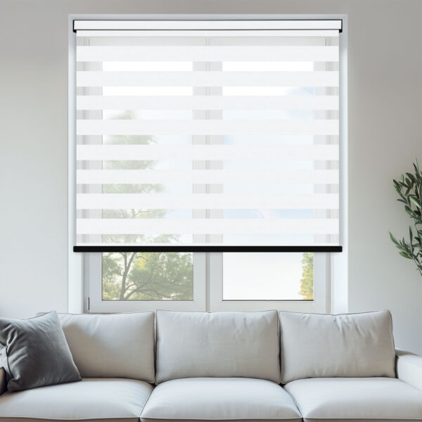 Setosa White Day & Night Blinds